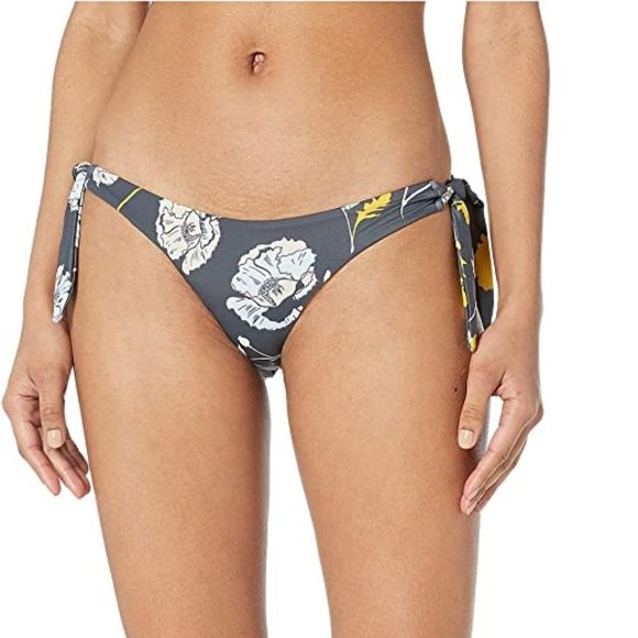 RVCA Junior's Rylie Cheeky Bikini Bottom Side  Ties - Picture 2 of 4